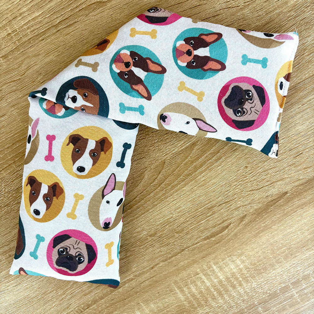 Bolsas térmicas de semillas para microondas, tamaño 50×12 cm, bolsas multifuncionales de terapia fría y calor, aptas para calentar en microondas y enfriar en nevera.