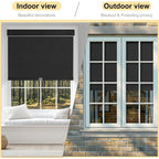 Estor Enrollable Translcido Economico Liso100 Poliester Facil de Instalar 60/80/100/120/150cm Estores para Ventanas y Puertas
