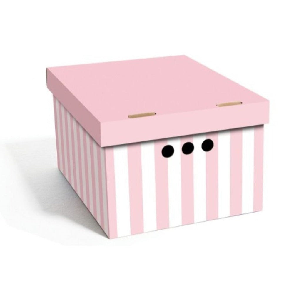 Caja de almacenamiento decorativa de cartón, 1 pieza, con estampado, para ropa, artículos pequeños, documentos, ideal para hogar, oficina o armario, dimensiones: 35x26.3x18.6 cm