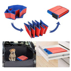 Piscina Plegable para Perros Gatos Bañera Portátil para Mascotas Plegable PVC y Resistente 80x20cm