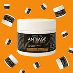 Crema Facial Antirrugie con Cúrcuma y Vitamina E – Hidratante y Regeneradora con Mantequilla de Karité – Anti-Envejecimiento para Piel Seca y Grasa – Hombres y Mujeres – 50ml