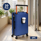 Maleta de 20 Pulgadas, Carcasa Ligera de ABS, Cerradura Numérica, 4 Ruedas Giratorias 360°, Asa Telescópica de Aluminio, Varilla Regular / Ancha