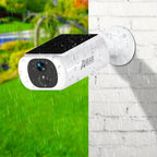 Cámaras de Seguridad Solar ANRAN para Exteriores, Ideales para la Seguridad del Jardín, Módulo Solar Integrado para Alimentación, Inalámbricas y Estables, Detección PIR de Humanos para Protección Contra Visitantes No Deseados, Interacción de Audio Bidirec