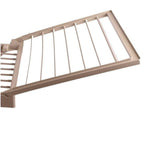 Tendedero Plegable con Alas, 20 Metros de Superficie de Tendido, Hecho de Resina Resistente al Sol y a la Intemperie, 180 x 108 x 55 cm - Dekohome