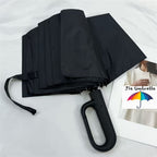 1 y 2 Especificaciones Opcionales, Paraguas Plegable con Hebilla Totalmente Automática, y Protección Solar, Adecuado Tanto para Hombres Como para Mujeres, Paraguas de Viaje, Con un Diámetro de 106cm/41.2 pulgadas Cuando Está Abierto, Robusto y Duradero, P