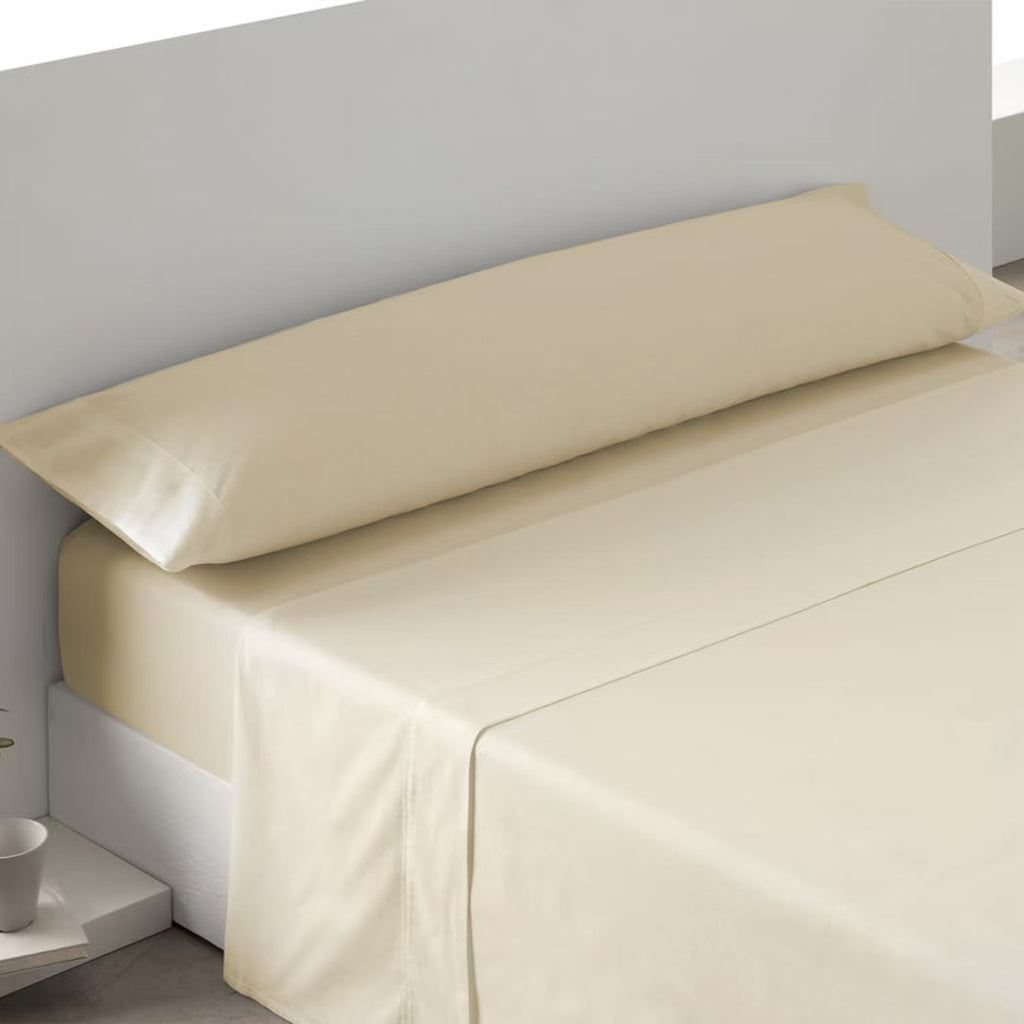 Juego de Sábanas Lisas de 3 Piezas para Verano, 100% Poliéster Suave , Juego de Cama (Sábana Encimera, Bajera Ajustable y Funda de Almohada)