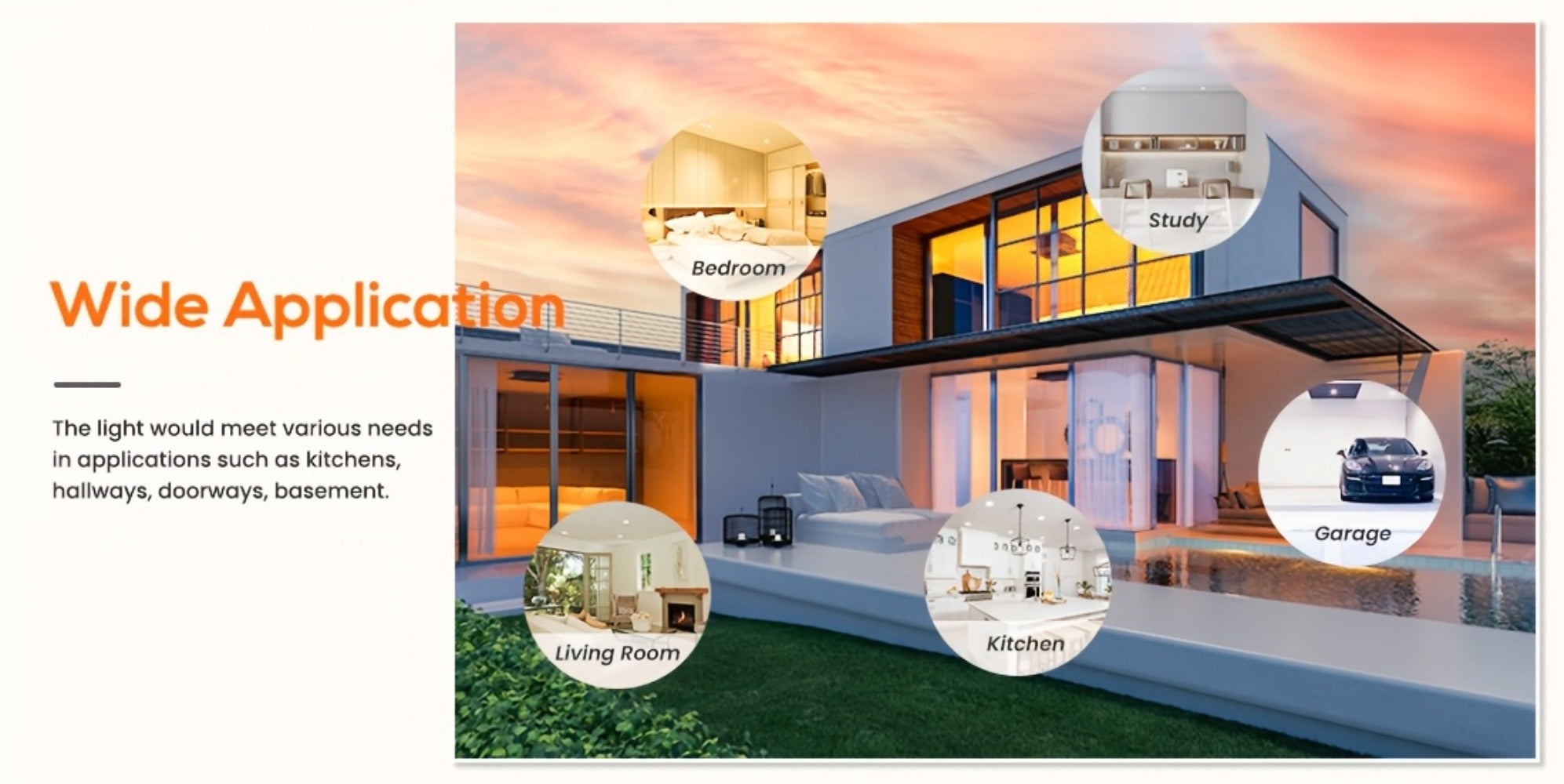 Foco LED empotrable regulable 6pcs | Dormitorio salón cocina y pasillo