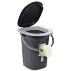 Baño Portátil de Viaje 19L VerdeAzul GB320 para Hasta 120kg
