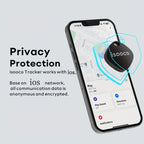Localizadores inteligentes | 4 Piezas de Rastreador GPS Inteligente (Solo Compatible con iOS, No Android), Localizador Global, Dispositivo