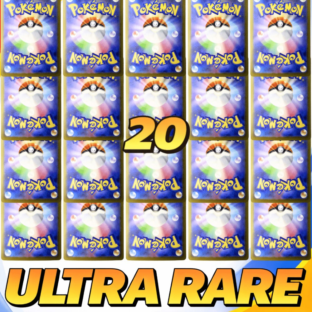 20 Cartas Brillantes del TCG Japonés Pokémon EX - Ultrararas