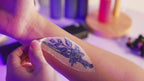 Impresora inalámbrica P90 de plantillas para tatuajes, máquina de tatuaje térmica con papel de plantillas, kit de impresora de tatuajes portátil compatible con teléfono, tableta y PC