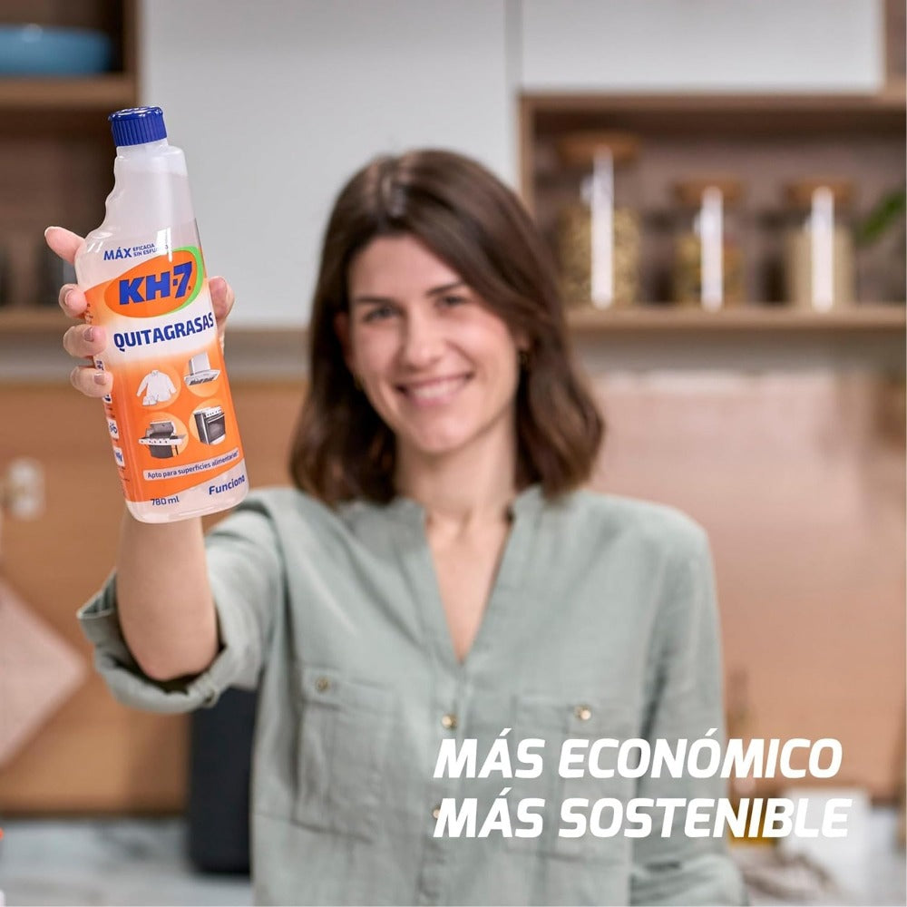 KH7 / KH-7 Quitagrasas Profesional Pack 6×780 ml (4,68 L) – Desengrasante Multiusos para Cocina, Horno y Superficies – Poder Desincrustante y Eficaz