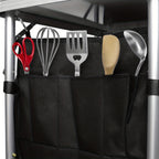 Cocina de Camping Plegable con Marco de Aluminio y Bolsa de Transporte, Gabinete Móvil para Exteriores, Cocina de Viaje, Caja de Cocina, Gabinete para Tienda de Campaña