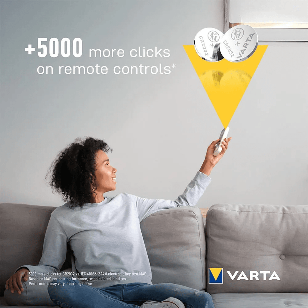 Pilas | Pilas Boton CR2032 de Litio de Alto Rendimiento, Larga Duración, Ideal para Relojes, Controles Remotos, Calculadoras, Básculas