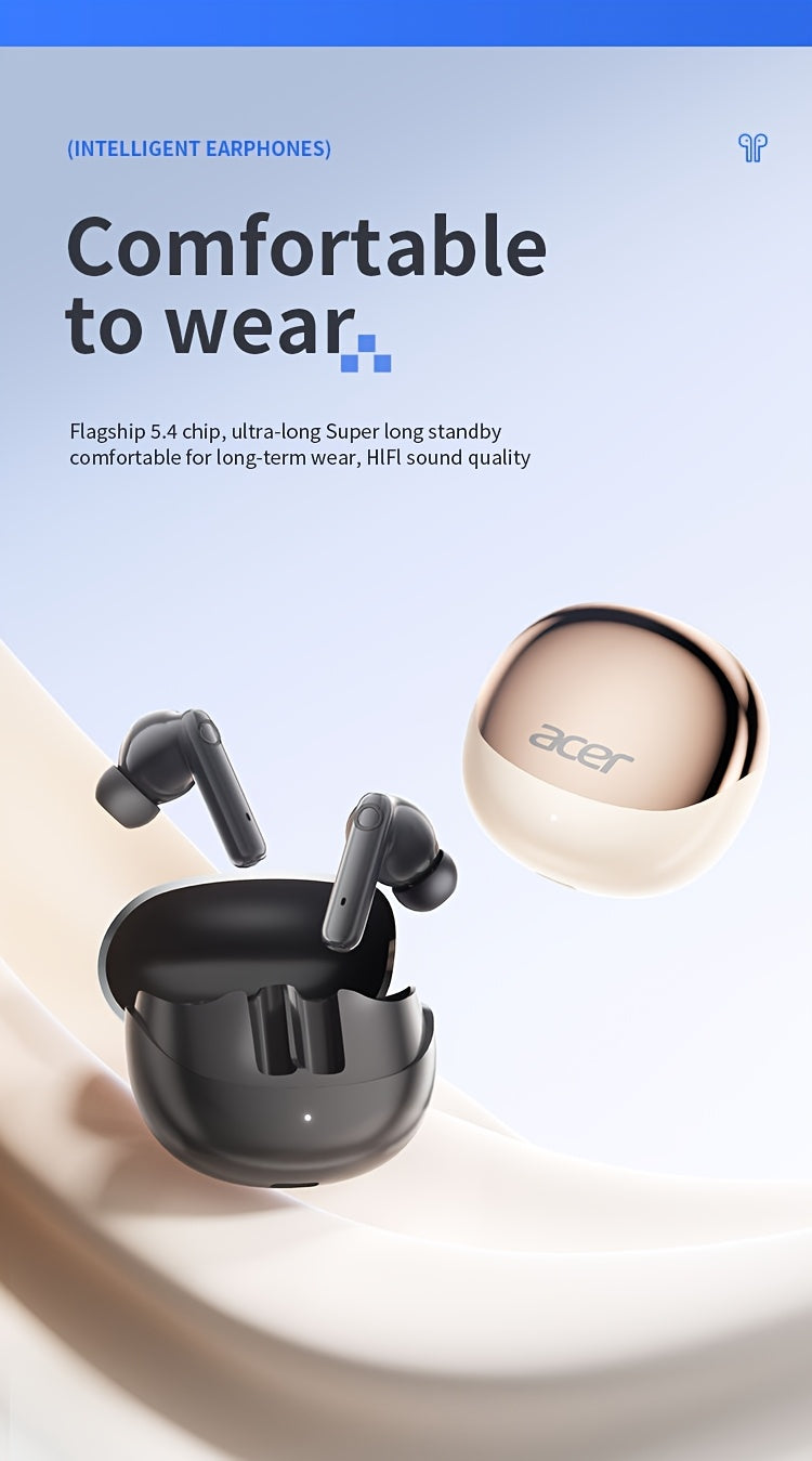 Auriculares Bluetooth Acer TWS in-ear con graves y baja latencia