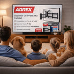 AOREX Soporte TV de Pared Pantallas de 32-60 Pulgadas, Articulado Inclinable y Giratorio, hasta 31.8 kg, MAX VESA 400x400mm