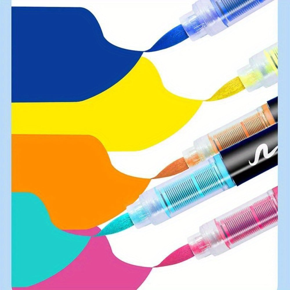 Rotulador de 168 colores con punta de pincel suave, ideal para usar en roca, madera, lienzo, piedra, vidrio y cerámica - Punta anti-compresión para una aplicación suave - Perfecto para manualidades, regalos navideños y proyectos artísticos