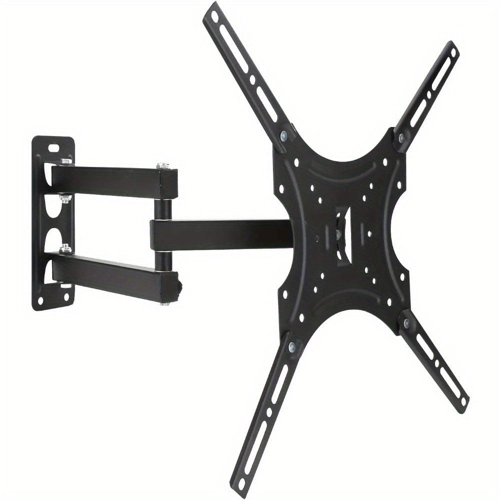 Soporte de pared universal giratorio e inclinable para TV, soporte para TV o monitores planos o curvos de 81.28-139.7 cm