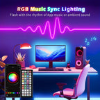 30m/20m/15m/10m/5m Luces LED Neon Flexibles Inteligentes con Control por App/Mando, Alta Calidad, Regulables, Lámpara RGB para Exteriores, Sincronización Musical o DIY, Función Temporizador para Habitaciones, Regalos