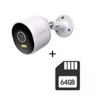 Cámara de seguridad PTZ Wifi para exteriores Laxihub, seguimiento automático, cámara de vigilancia CCTV con audio, visión nocturna a color, detección humana con IA, audio bidireccional, cámara de seguridad inalámbrica de 2.4Ghz, cámaras de seguridad para