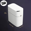 Papelera Inteligente con Tapa para Baño, Blanca, Productos de Almacenamiento para el Hogar, Recomendada para Cocina, Baño y Dormitorio