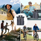 Mochila Enrollable para Hombre, Mochila Mujer para Portátil 15.6 Pulgadas, Moquera de Viaje Ligera para Hombre y Mujer de 21-25L, Bolso Escolar con Múltiples Compartimentos, Mochila Duradera de Capa Suave para Deportes al Aire Libre, Trabajo.