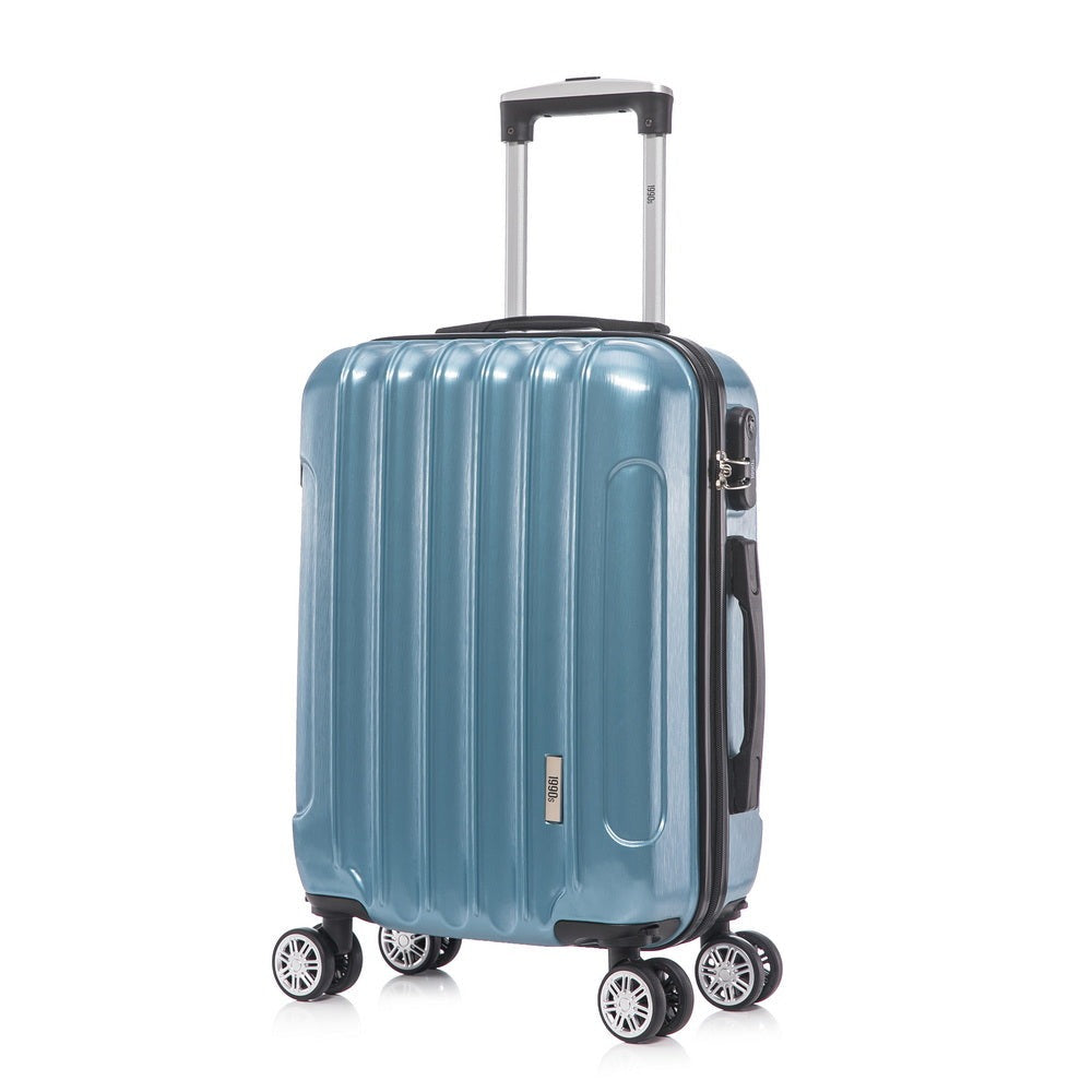 Maleta de Cabina Policarbonato 55x40x20cm (40L) - 20 Pulgadas - Negro/Azul/Amarillo/Rojo/AzulMarino/Plaeada/RosaDorada/Menta