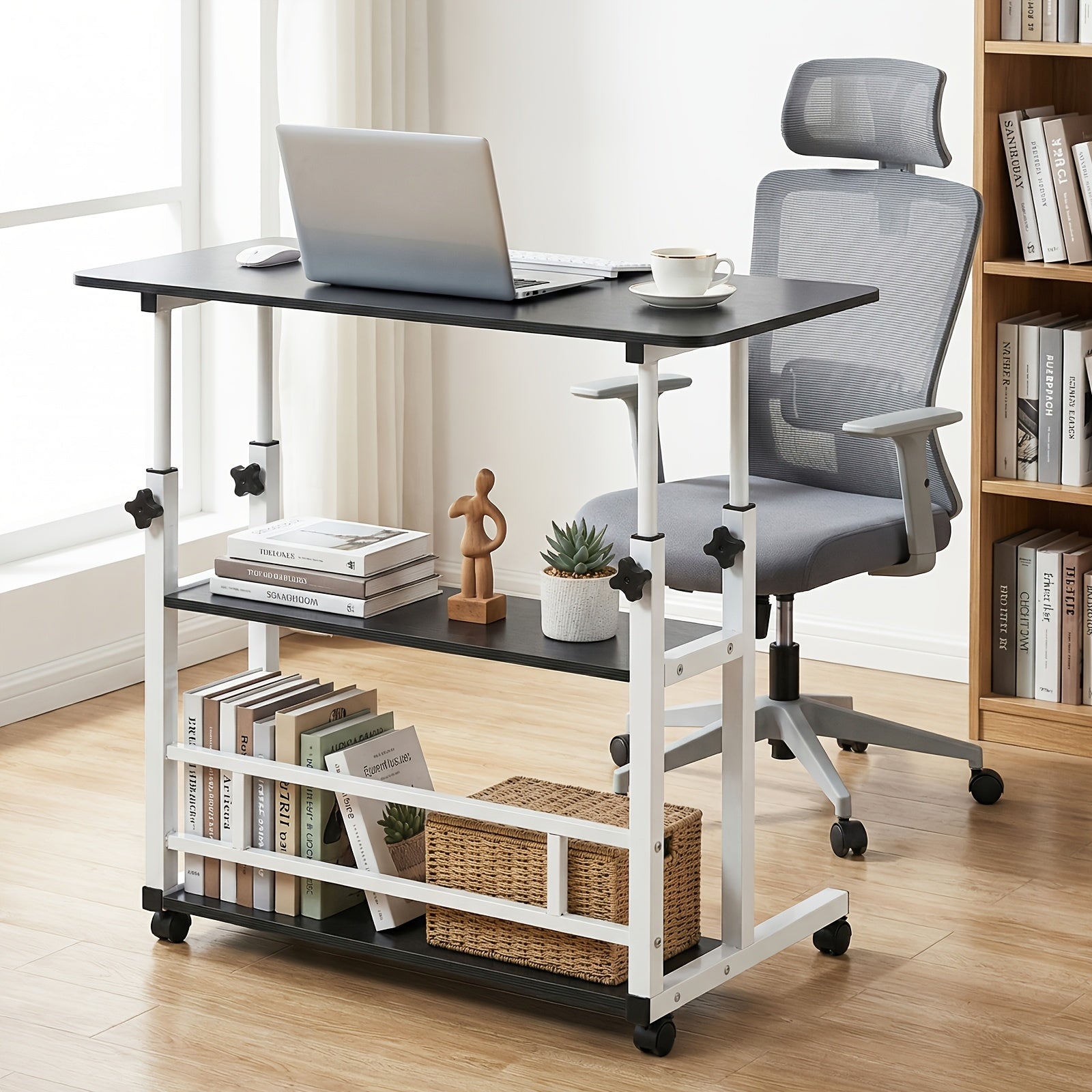 Escritorio para teletrabajo y estudio | 80Cm y Ajustable