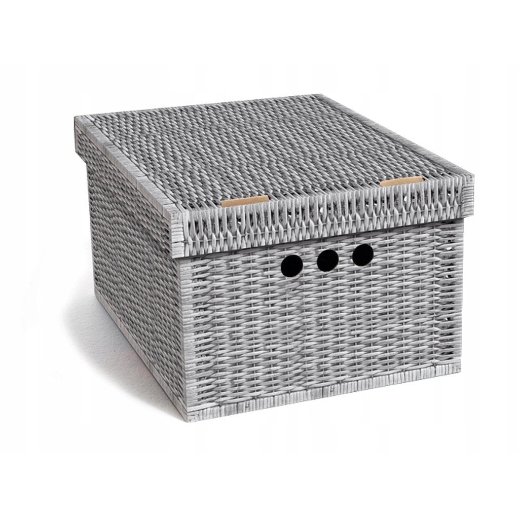 Caja de almacenamiento decorativa de cartón, 1 pieza, con estampado, para ropa, artículos pequeños, documentos, ideal para hogar, oficina o armario, dimensiones: 35x26.3x18.6 cm