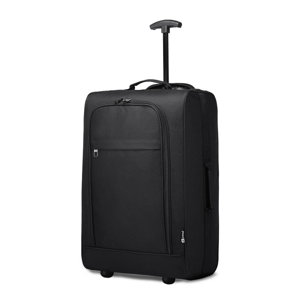 1pieza de 53 x 36 x 18 cm Equipaje de cabina ligero maleta de mano maleta pequeña de tela para equipaje de mano de avión para Lufthansa Eurowings Ryanair maleta con ruedas estuche de tela