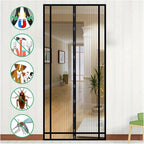 Mosquitera magnética para puerta o ventana 10cm | Balcón, patio y ventilación del hogar