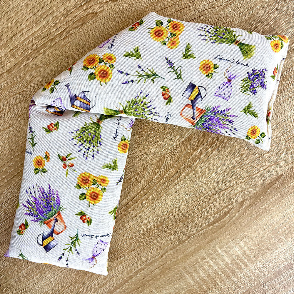 Bolsas térmicas de semillas para microondas, tamaño 50×12 cm, bolsas multifuncionales de terapia fría y calor, aptas para calentar en microondas y enfriar en nevera.