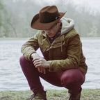 Sombrero Vaquero Unisex: Sombrero de Fieltro de Ala Ancha Clásico para Exteriores con Hebilla - Unisex