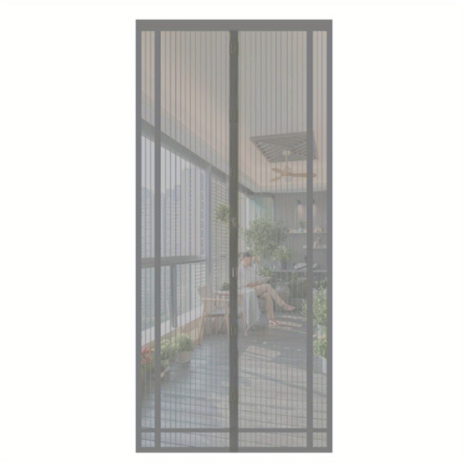 Mosquitera magnética para puerta o ventana 10cm | Balcón, patio y ventilación del hogar