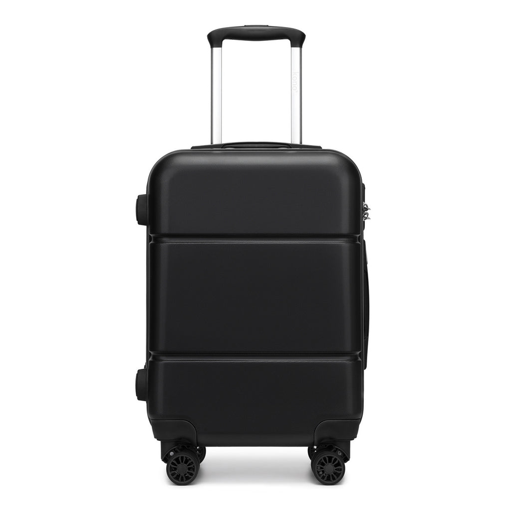 1 pieza de maleta de cabina de 20 pulgadas (55 cm) de ABS prémium con candado de combinación seguro para viajes sin esfuerzo, regreso a clases, regalo de vacaciones