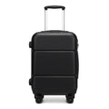 1 pieza de maleta de cabina de 20 pulgadas (55 cm) de ABS prémium con candado de combinación seguro para viajes sin esfuerzo, regreso a clases, regalo de vacaciones