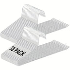 Perchas para ropa | 30 piezas de perchas para pantalones de metal dorado, perchas para pantalones de extremo abierto, almacenamiento de ropa