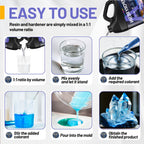 Kits de Resina Epoxi FUNEPOXY 500Ml/1L/2L - Kit de Resina y Endurecedor Cristalinos, Recubrimiento de Colada sin Burbujas para Mesas de Río, Resina de Colada Artística, Proyectos de Joyería, Manualidades para Vasos, Moldes, Pintura Artística