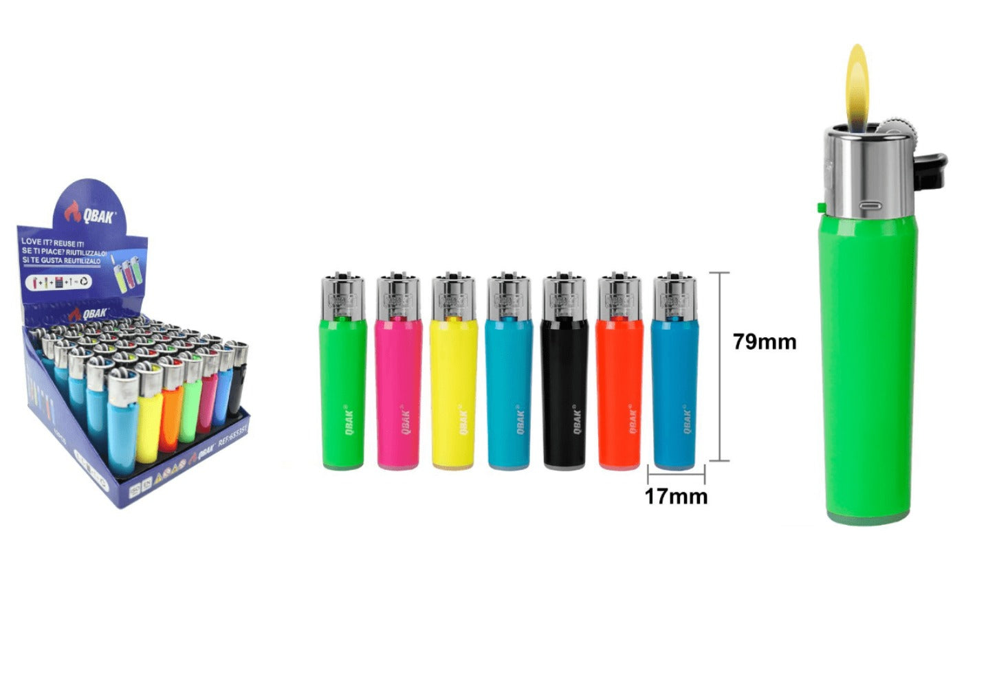 PACK de 42 Piezas de Mecheros - Colores Traslucidos y Solidos