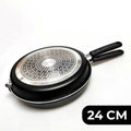Sartén Doble Volteadora Ø24 cm para Tortillas | Antiadherente | Apta para Inducción | Libre de PFOA