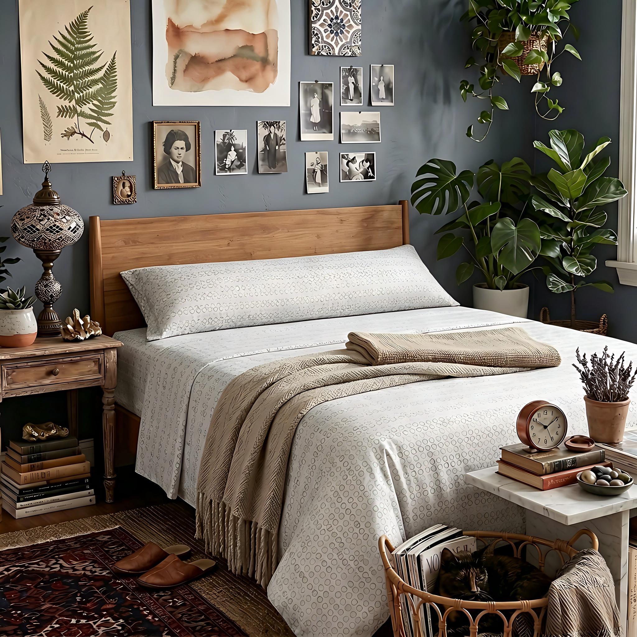 Juego de cama de 3/4 piezas apto para todas las estaciones, que incluye una sábana, una sábana ajustable y fundas de almohada. Medidas: 90 cm, 105 cm, 135 cm, 150 cm y 180 cm