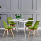 Sillas de comedor MCC Direct en juego de 4 piezas, sillas de cocina, sillas de oficina, silla de concha de diseño, "Eva" disponible en 7 colores de moda