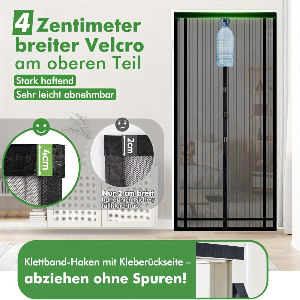 Mosquitera magnética para puerta o ventana 10cm | Balcón, patio y ventilación del hogar