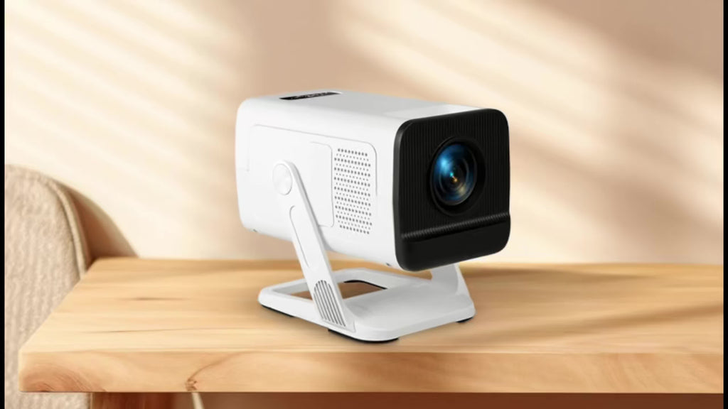 Proyector | [Apps Integradas y Mejoras 2026] Mini Proyector Inteligente Portátil con Wifi 6 y BT5.4, Android 11, Soporte 4K | Proyector de Cine