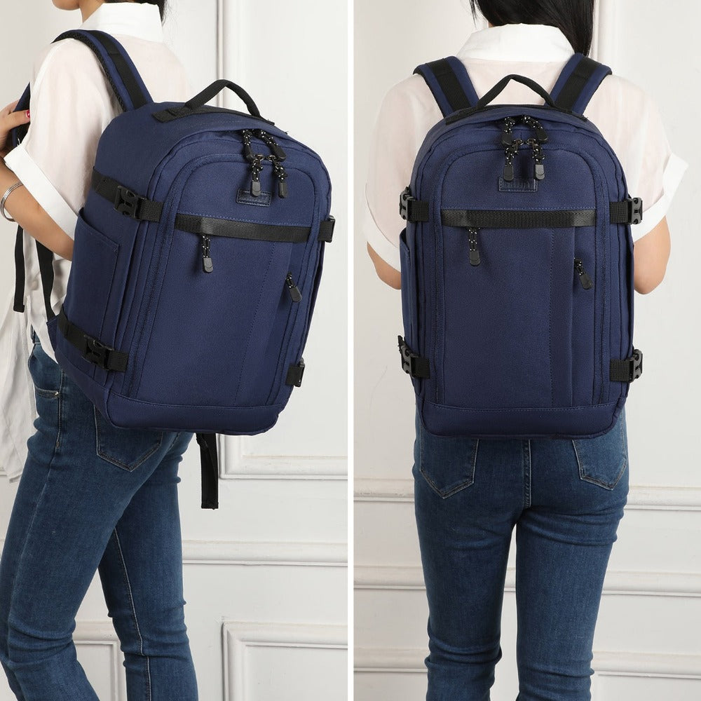 Mochila de cabina 40 x 20 x 25 cm (20 L) | Mochila ideal para viajes en avión | Mochila de cabina para hombre y mujer para el trabajo, viajes, senderismo y escuela