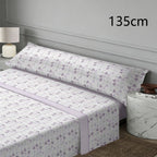 Juego de cama de tres piezas | Sábanas | Múltiples tamaños disponibles | Primavera/Verano | Diseño cómodo | Suave y agradable para la piel | Múltiples texturas disponibles