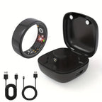 [dukou] Nuevo Anillo Inteligente con Compartimento de Carga, Fitness, Pasos, Distancia, Calorías, Sueño, Ejercicio, Compatible con iPhone y Android, Carga USB, Regalo Ideal para San Valentín/Año Nuevo