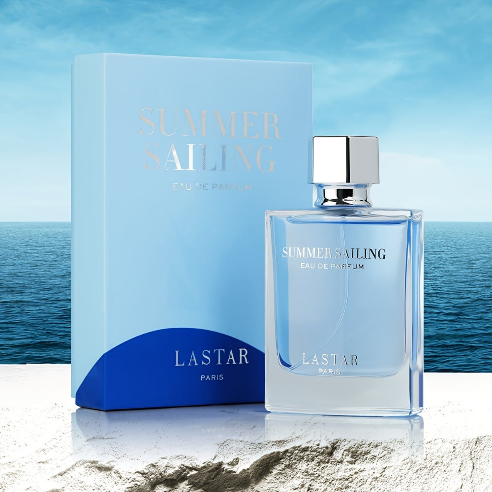 Perfume LASTAR de 50 ml para mujer y hombre - Aroma acuático a agua de mar con madera de cedro, pachulí y cítricos, fragancia de larga duración de 4 a 6 horas, empaque en caja de regalo, Eau de Toilette para uso diario, citas y desplazamientos, regalos