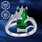 Anillo de moda exquisito para mujer PM:D20 de plata de ley 925, elegante y con estilo, con incrustaciones, un anillo de joyería de alto valor para mujer, adecuado para vacaciones, viajes y uso diario, un regalo conmemorativo perfecto para amigos