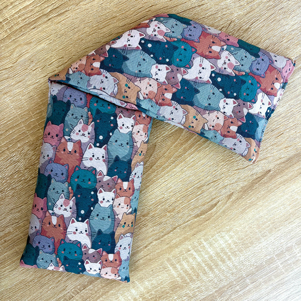 Bolsas térmicas de semillas para microondas, tamaño 50×12 cm, bolsas multifuncionales de terapia fría y calor, aptas para calentar en microondas y enfriar en nevera.